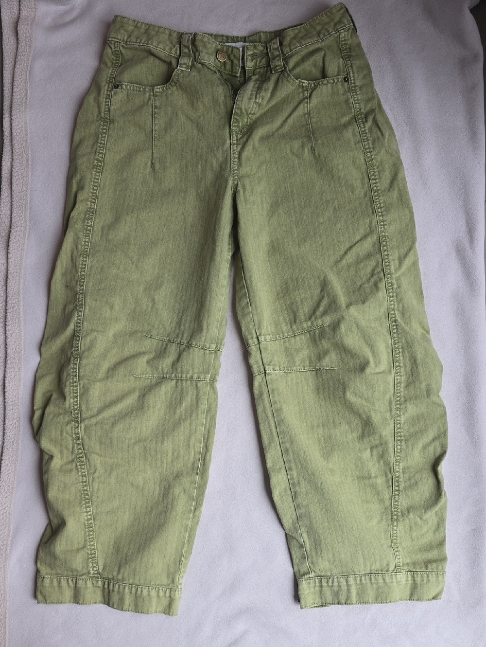 BDG Olive Green Wide-Leg Pants